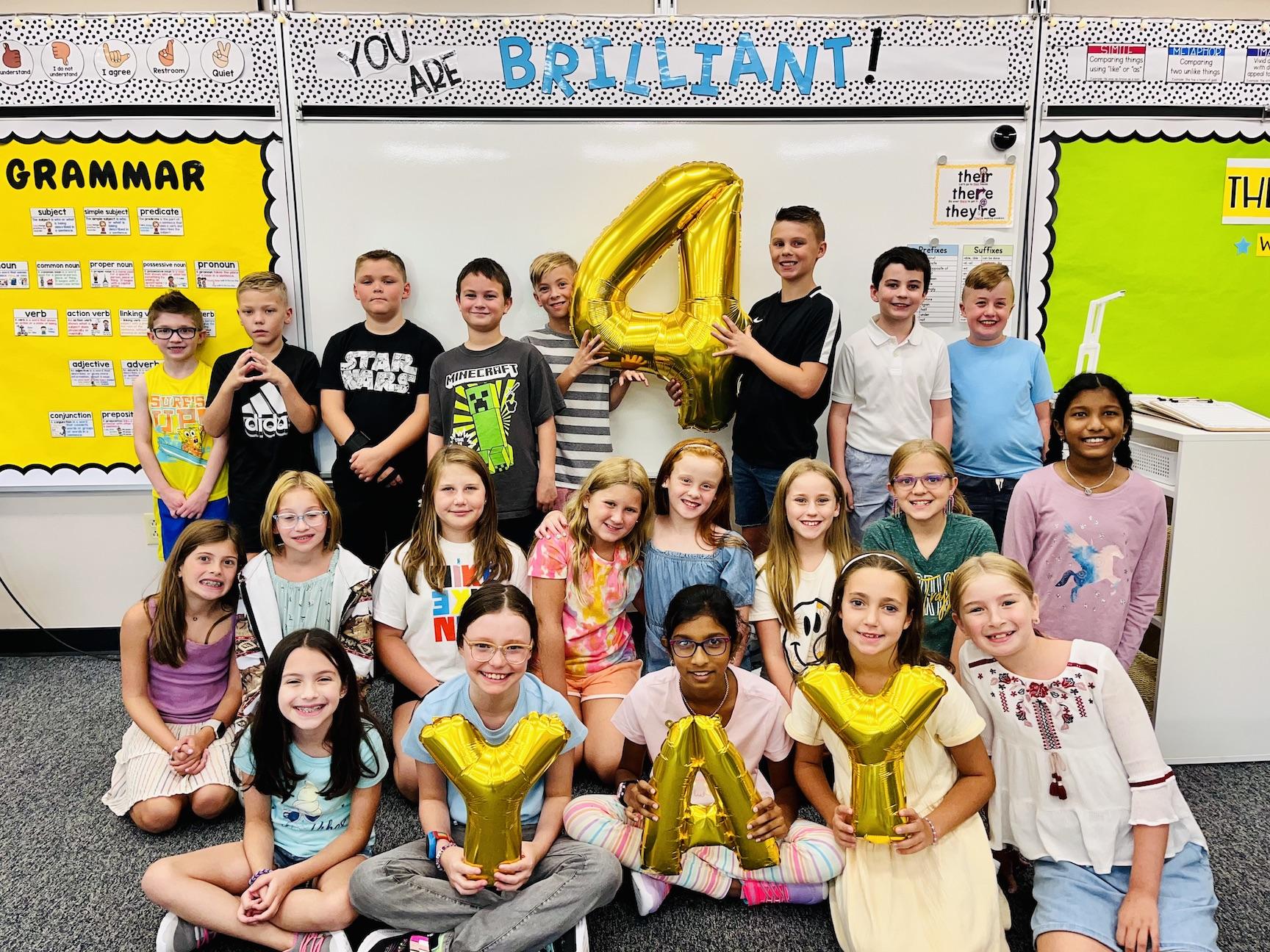Mrs. Kessler’s fourth-grade class of McCullough Elementary School were all smiles from day one